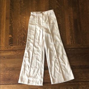 Vintage wide leg blush trousers